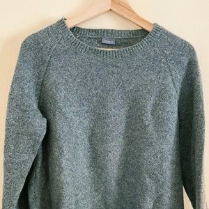 Pappus Hand Knit Lambswool Sweater - Sage Green - Size Medium